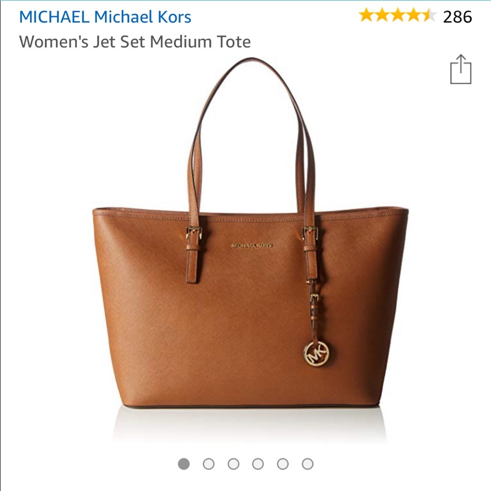 LIKE NEW Michael Kors Jet Set Tote